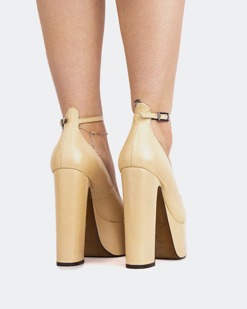Lacey Nude Leather